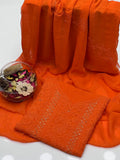 Shadow Sheesha Gala Work & Chikenkari 2 Pcs Dress BFchf001