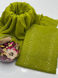Shadow Sheesha Gala Work & Chikenkari 2 Pcs Dress BFchf001