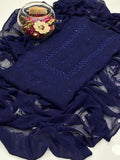Shadow Sheesha Gala Work & Chikenkari 2 Pcs Dress BFchf001