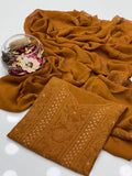 Shadow Sheesha Gala Work & Chikenkari 2 Pcs Dress BFchf001