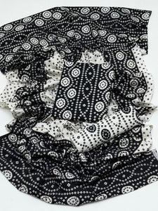 Ajrak Block Print 3 Pcs Lawn Suit with Neckline & Multani Khusa