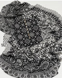 Ajrak Block Print 3 Pcs Lawn Suit with Neckline & Multani Khusa