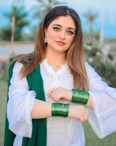 Azadi Collection 3 Pcs suit with Multani Khussa
